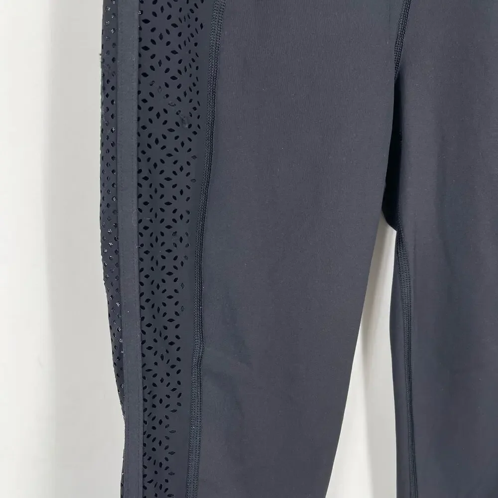 Lululemon Get Your Peek On Crop Leggings‎ Black Size 4
